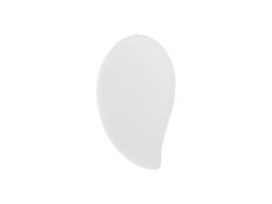 Lima de pie de vidrio sublimación con cubierta de PVC (forma de mango, 6 * 10,3 cm)