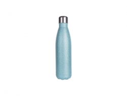 Garrafa Brilho Inox Forma Cola 17oz/500ml (Azul Celeste)