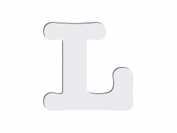 Letras HB sublimação - L