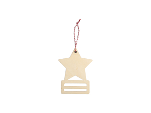 Sublimation Plywood Money Holder Ornament(11.2*15*0.4cm, Star Shape)