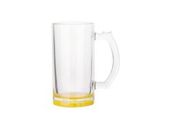 Jarra Cerveja Vidro Transparente 16oz (Amarelo)