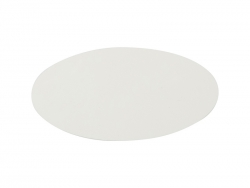Sublimation Plastic Name Badge (Oval, 3.8*7.6cm)