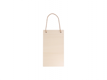 Percha de puerta de madera contrachapada para sublimación (Vertical, 14.5*26cm)