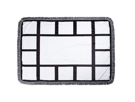 Manta de Pelúcia Sublimação 15 Painéis (100*150cm/39.4&quot;x59&quot;)