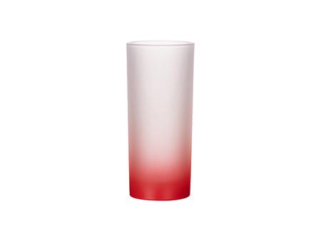 Vaso Cristal 10oz (Color Degradado Rojo)