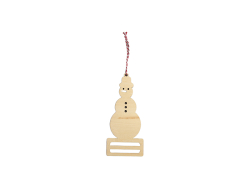 Sublimation Plywood Money Holder Ornament(9.2*21*0.4cm, Snowman Shape)