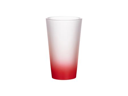 Vaso Cristal 17oz (Color Degradado Rojo)
