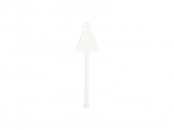 Sublimation Blanks Acrylic Drink Stirrers (3*11.4*0.4cm,Christmas Tree Shape)