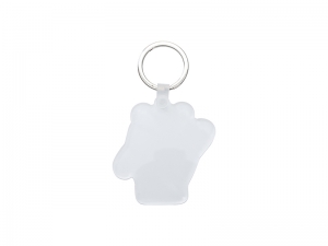 Sublimation Blanks Acrylic Bing Dwen Dwen Shaped Keyring (5.6x5.9cm)