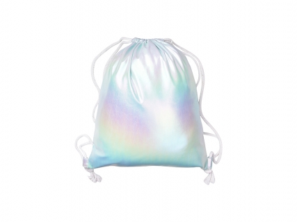 Sublimation Gradient Drawstring Backpack (Light Blue,33*40cm)